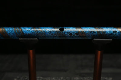 Copper Flute #LE0049 in Azure Spiral | Lullaby Edition