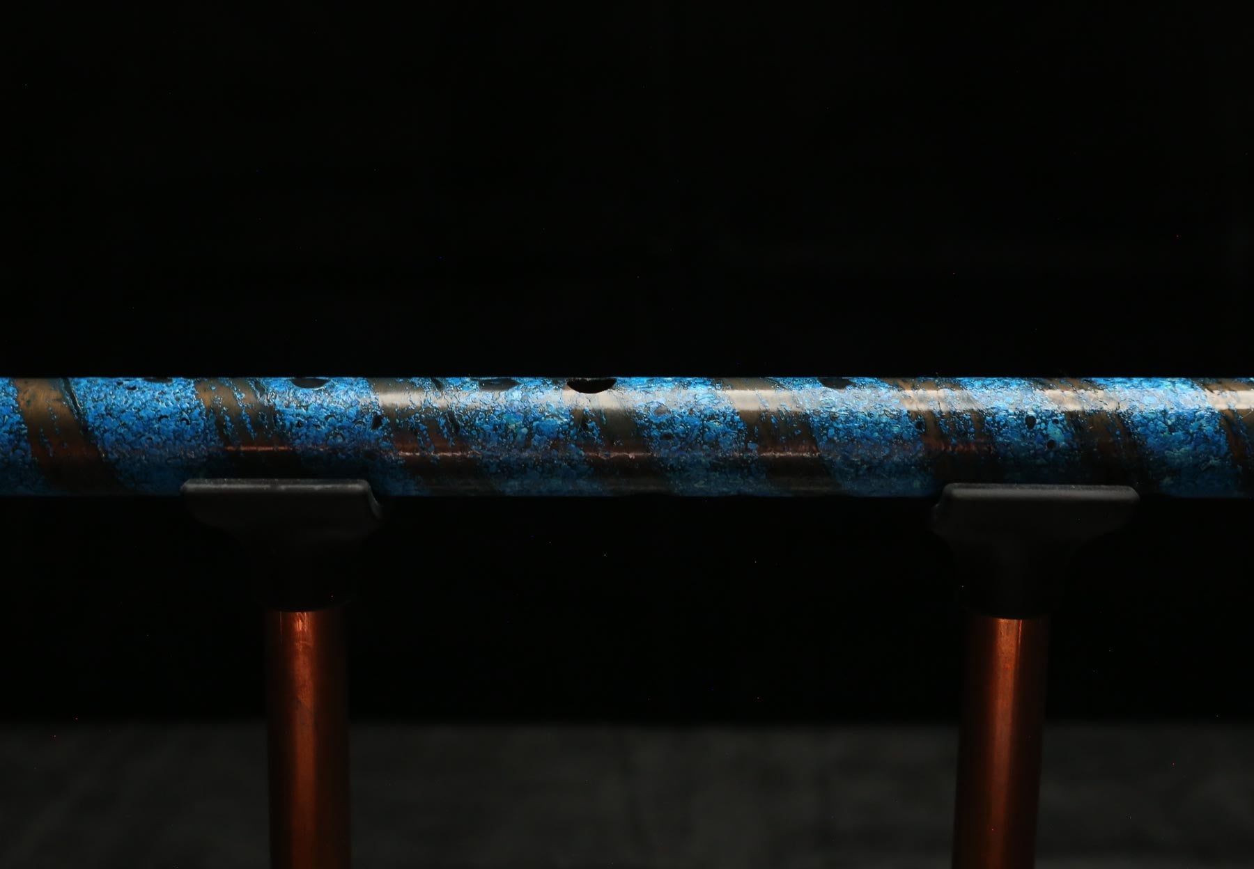 Copper Flute #LE0050 in Azure Spiral | Lullaby Edition