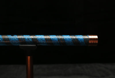 Copper Flute #LE0050 in Azure Spiral | Lullaby Edition