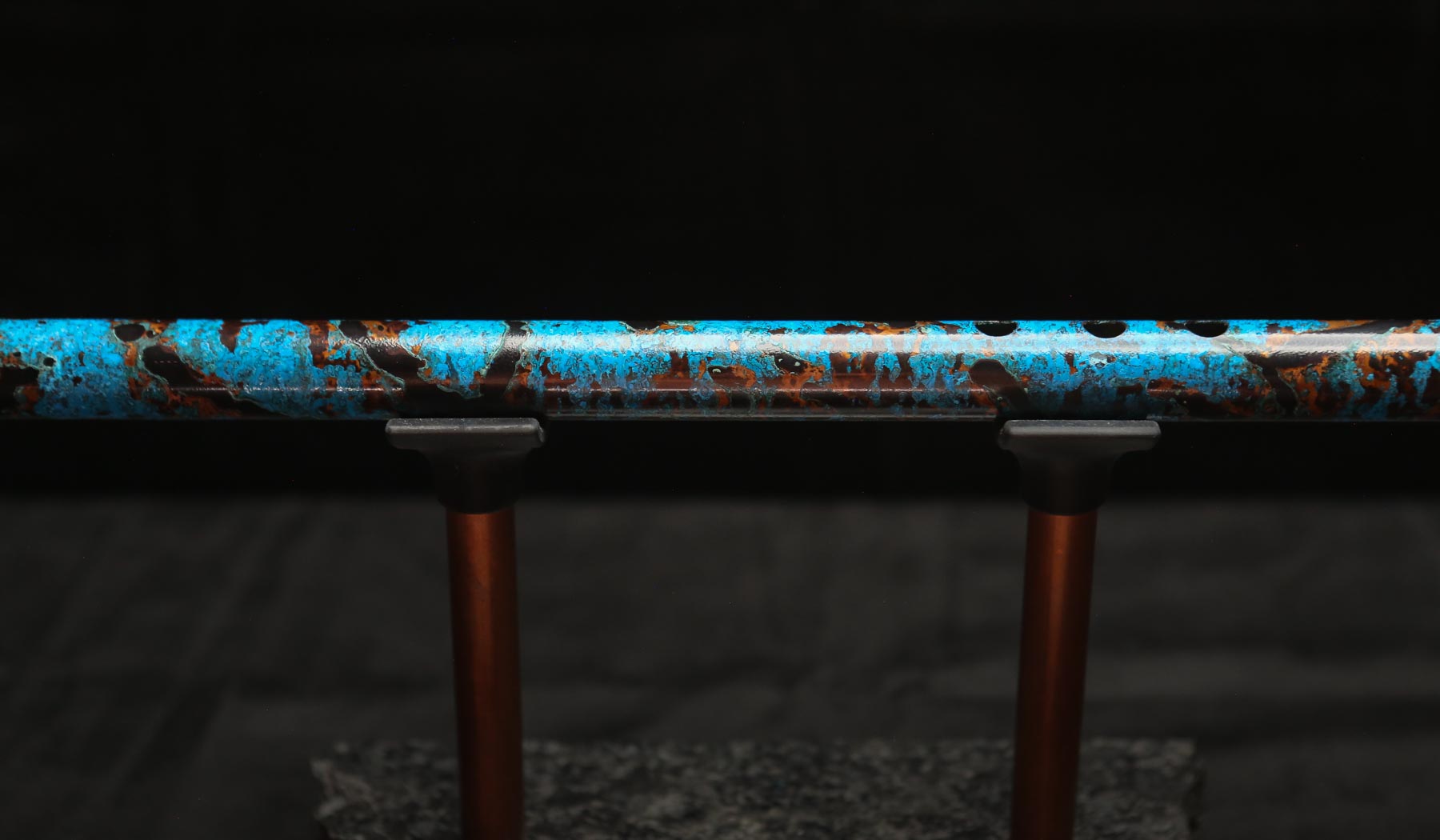 Copper Flute #0094 in Arctic Tundra | Low C