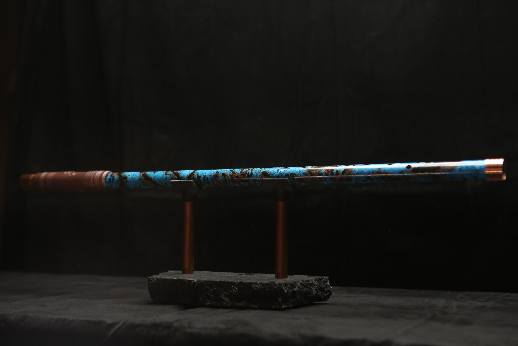 Copper Flute #0094 in Arctic Tundra | Low C