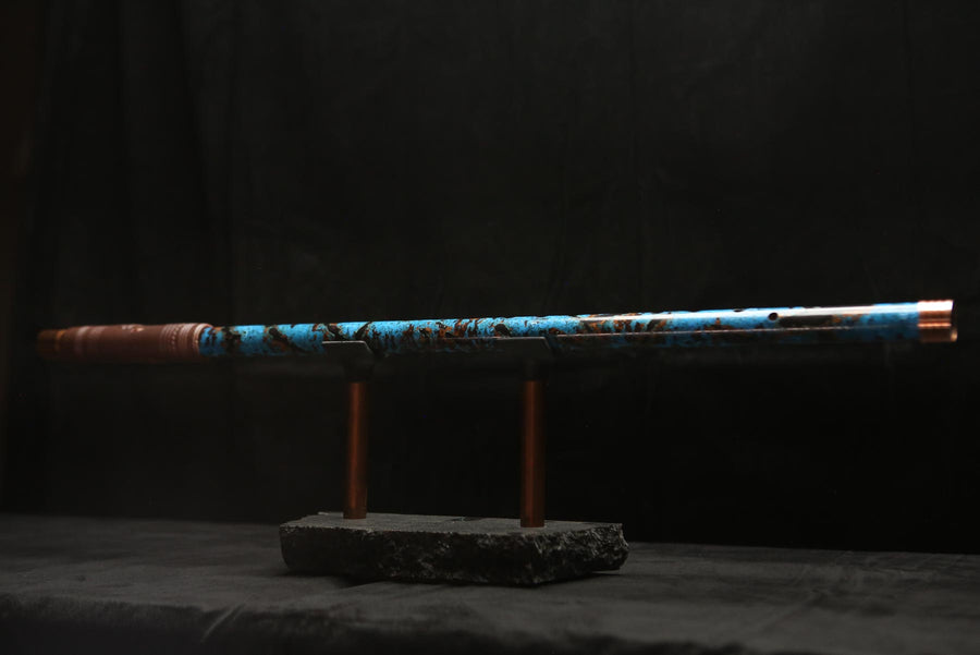 Copper Flute #0094 in Arctic Tundra | Low C
