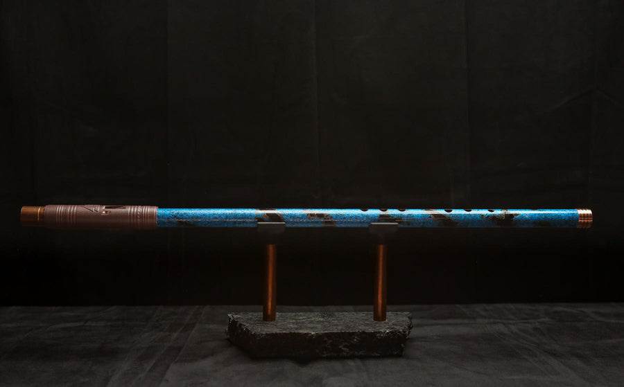 Copper Flute #0095 in Arctic Tundra | Low C