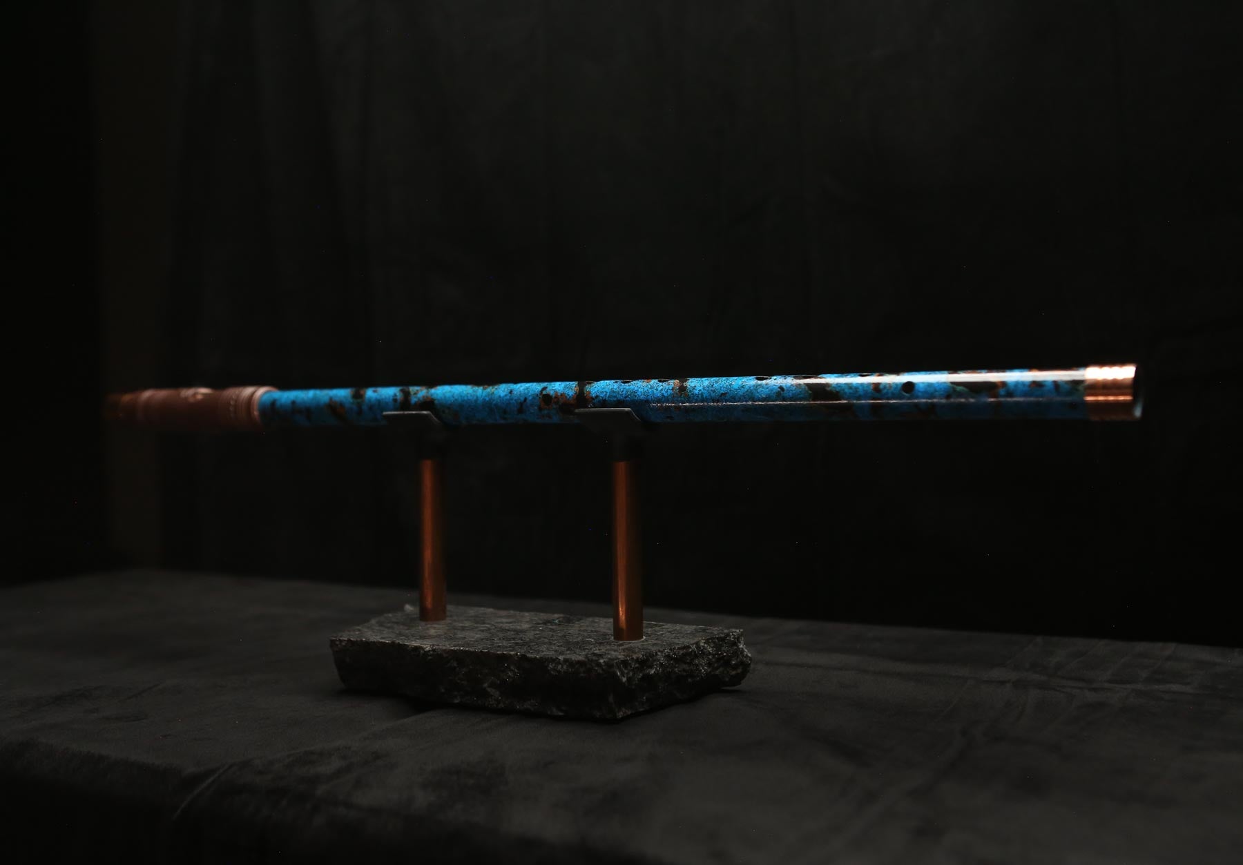 Copper Flute #0097 in Arctic Tundra | Low C
