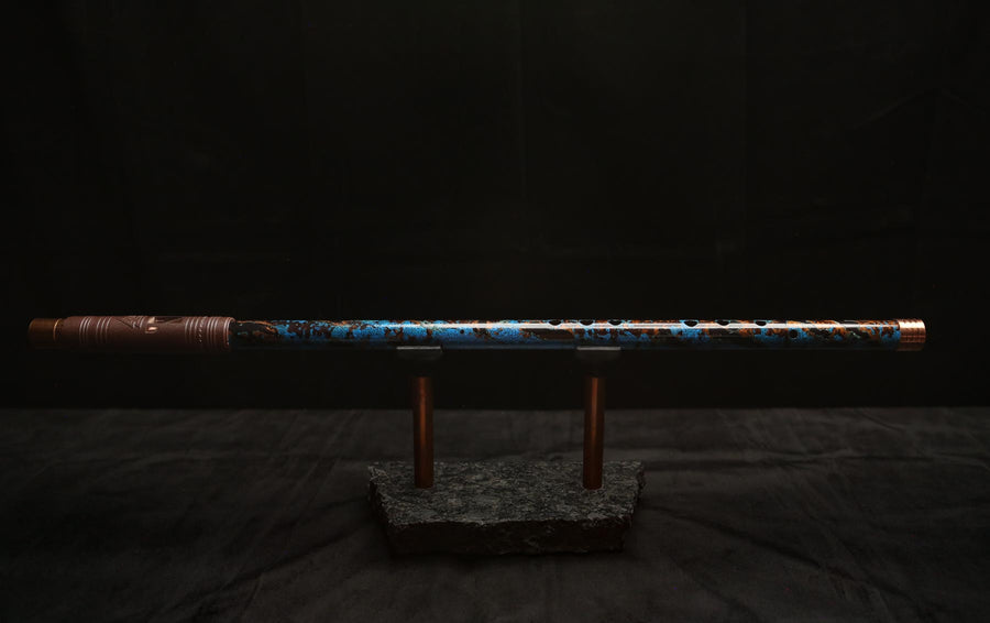 Copper Flute #0098 in Arctic Tundra | Low C