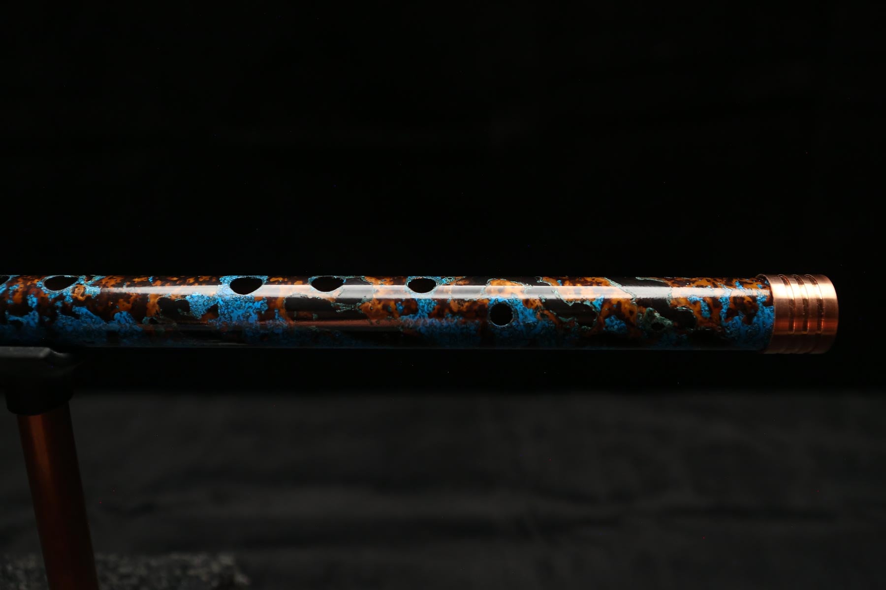 Copper Flute #0098 in Arctic Tundra | Low C