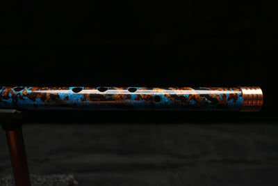 Copper Flute #0098 in Arctic Tundra | Low C