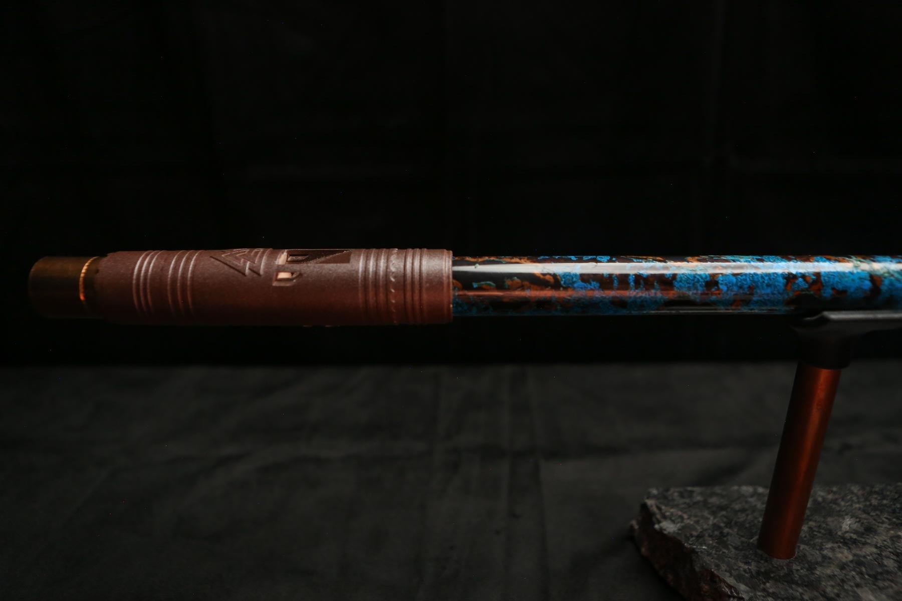 Copper Flute #0098 in Arctic Tundra | Low C
