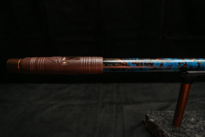 Copper Flute #0098 in Arctic Tundra | Low C
