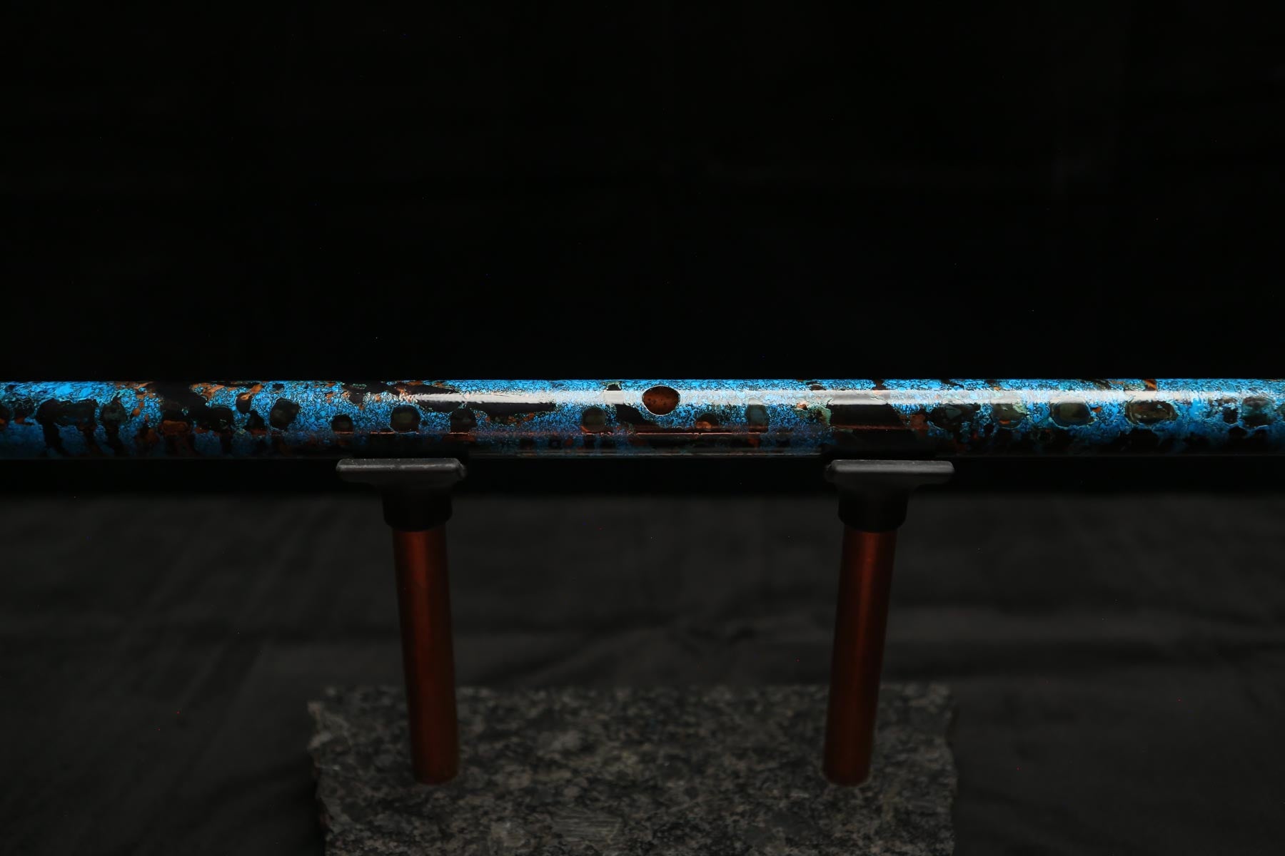 Copper Flute #0098 in Arctic Tundra | Low C