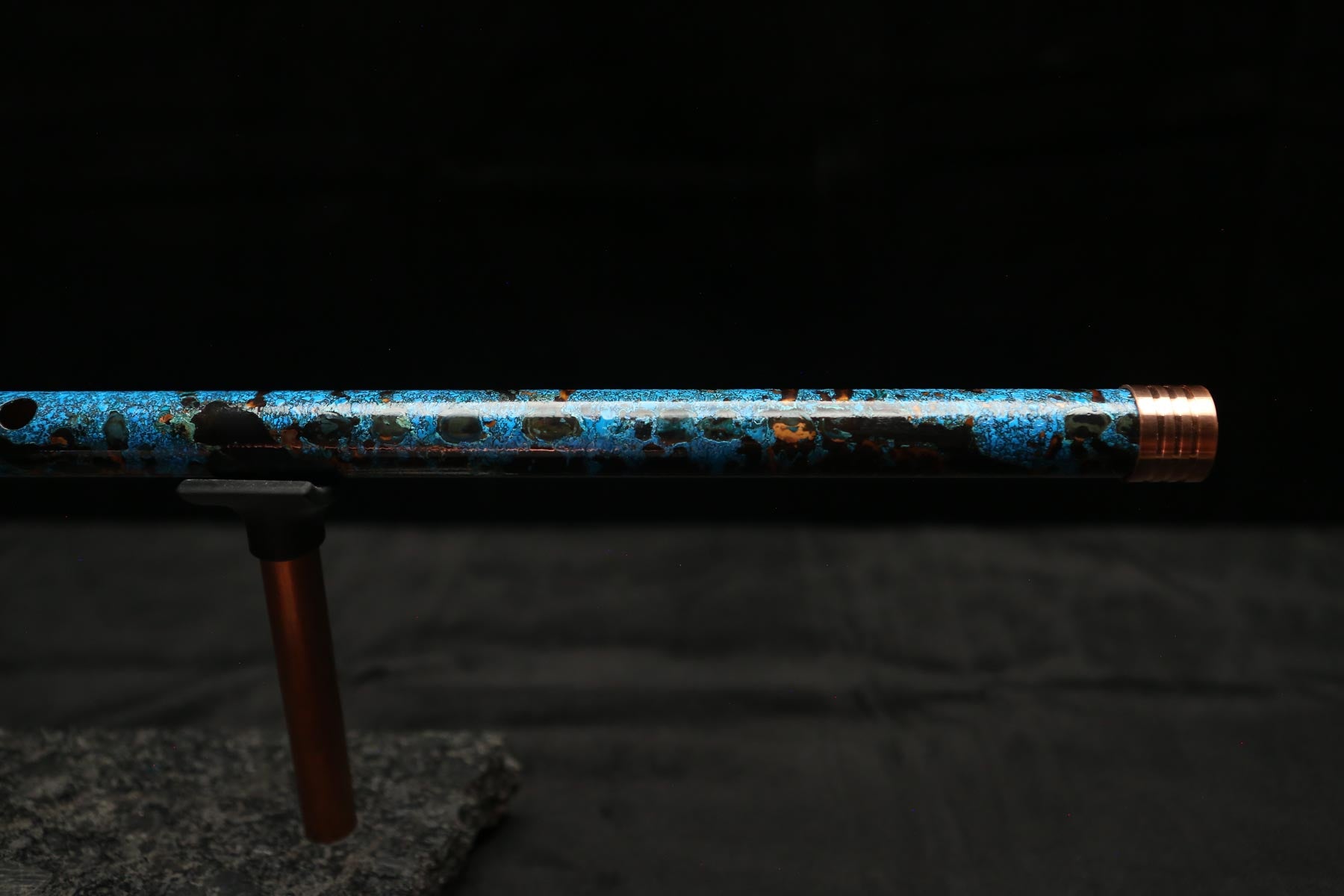 Copper Flute #0098 in Arctic Tundra | Low C