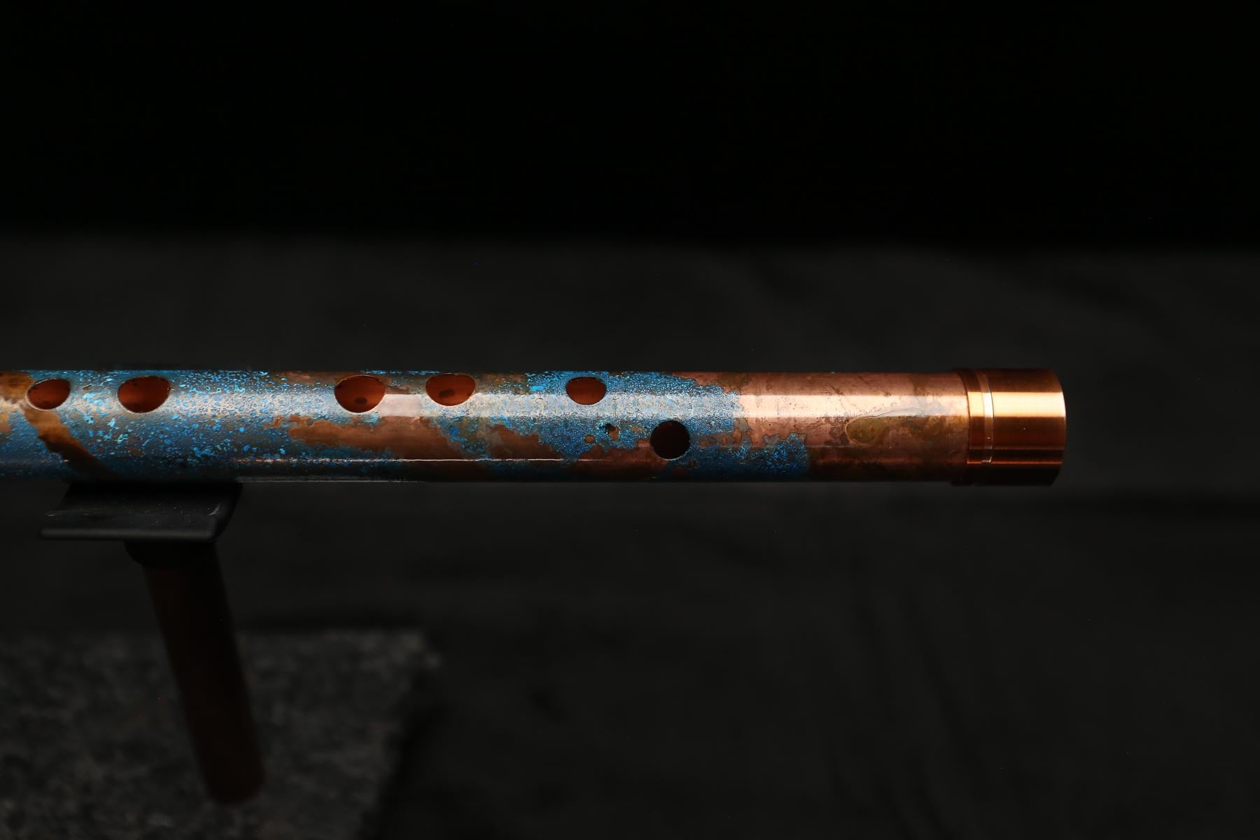 Lullaby Edition Copper Flute #LE0051 in Turquoise Ocean