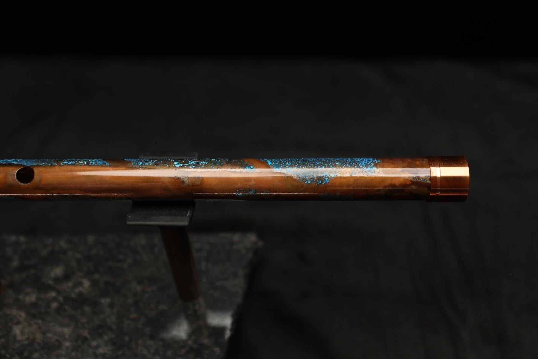 Lullaby Edition Copper Flute #LE0051 in Turquoise Ocean