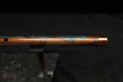 Copper Flute #LE0051 in Turquoise Ocean | Lullaby Edition