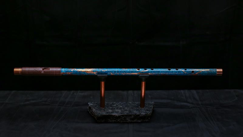 Low C Copper Flute #GR0019 in Gilded Relic