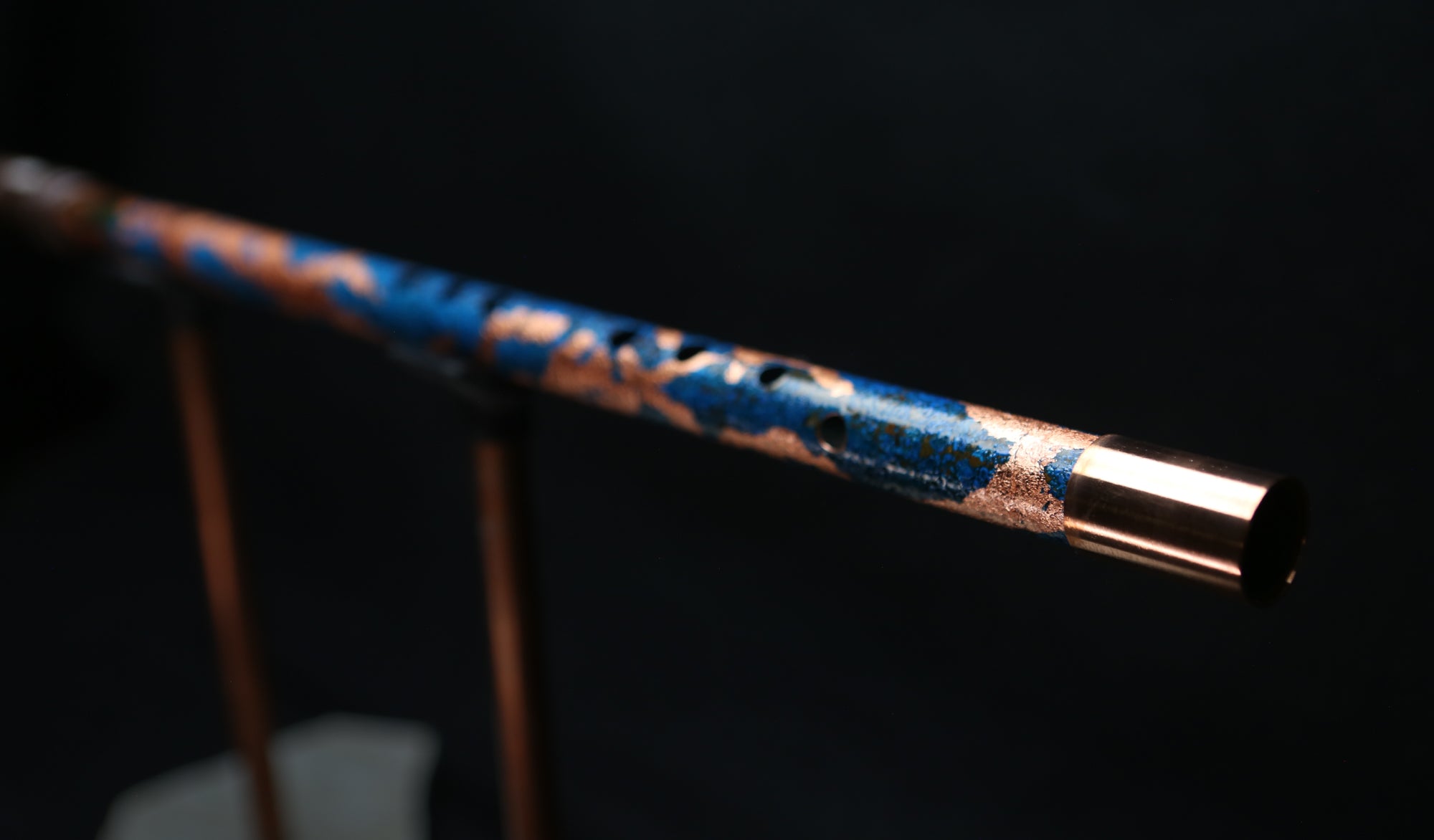 Copper Flute #GR0015 in Gilded Relic | Low C