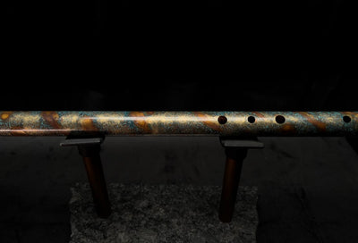 Low C Copper Flute #PR004 in Gold Nebula