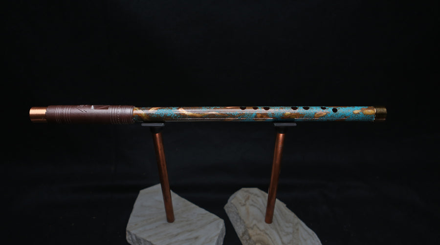 Copper Flute #LE0034 in Turquoise Summer | Lullaby Edition