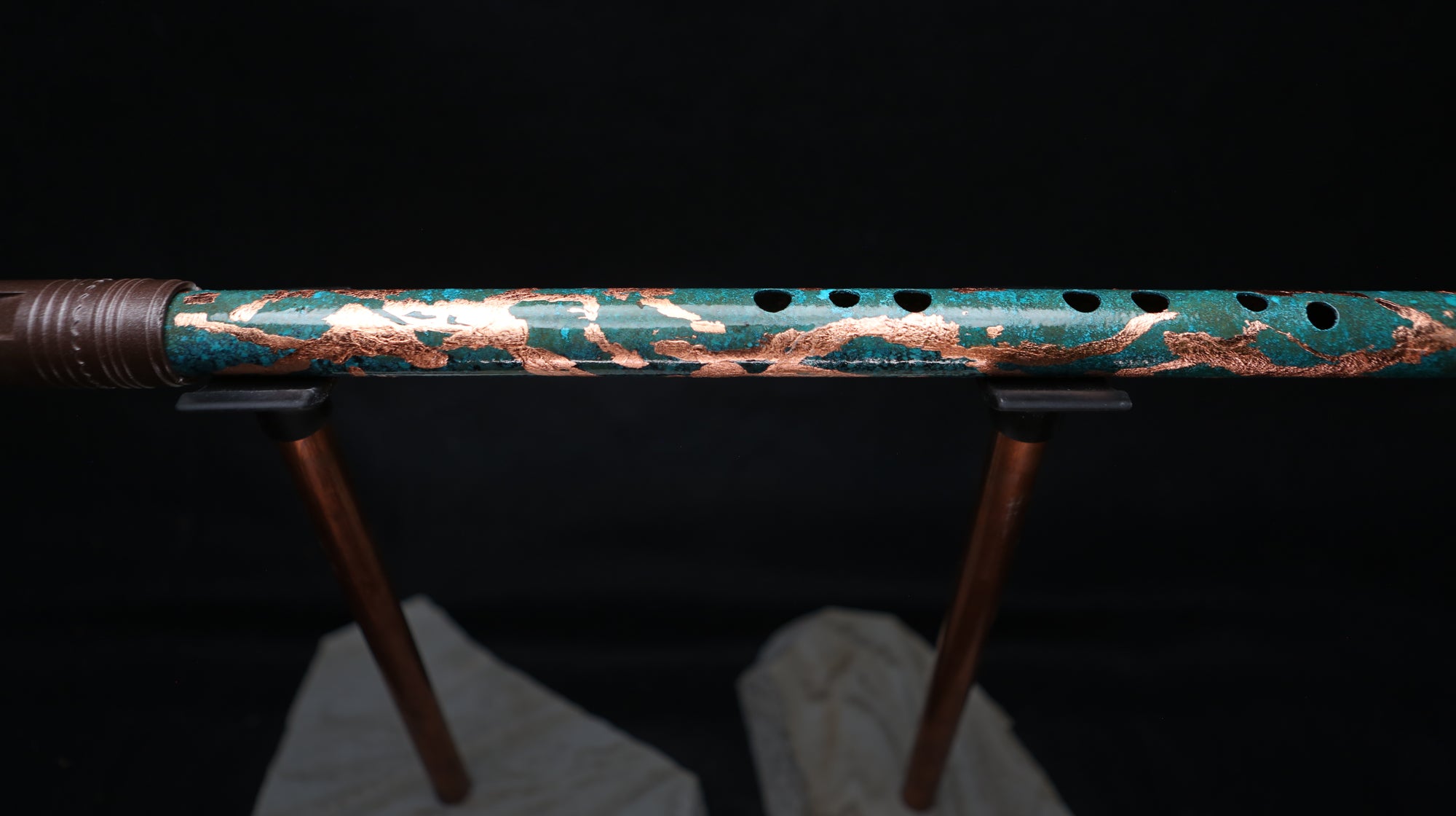 Copper Flute #LE0040 in Gilded Relic  | Lullaby Edition