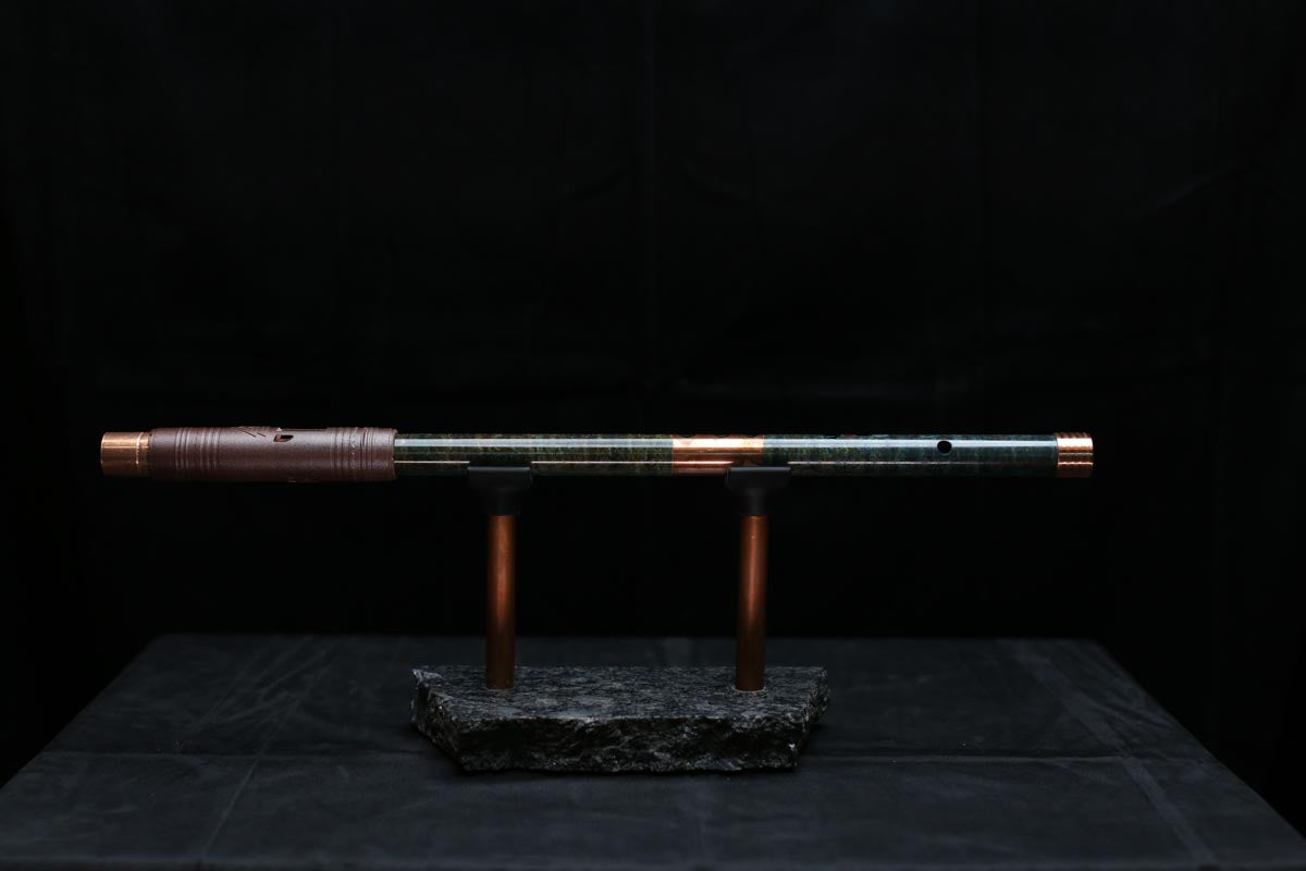 Copper Flute #LE0043 in Jade Mirage | Lullaby Edition