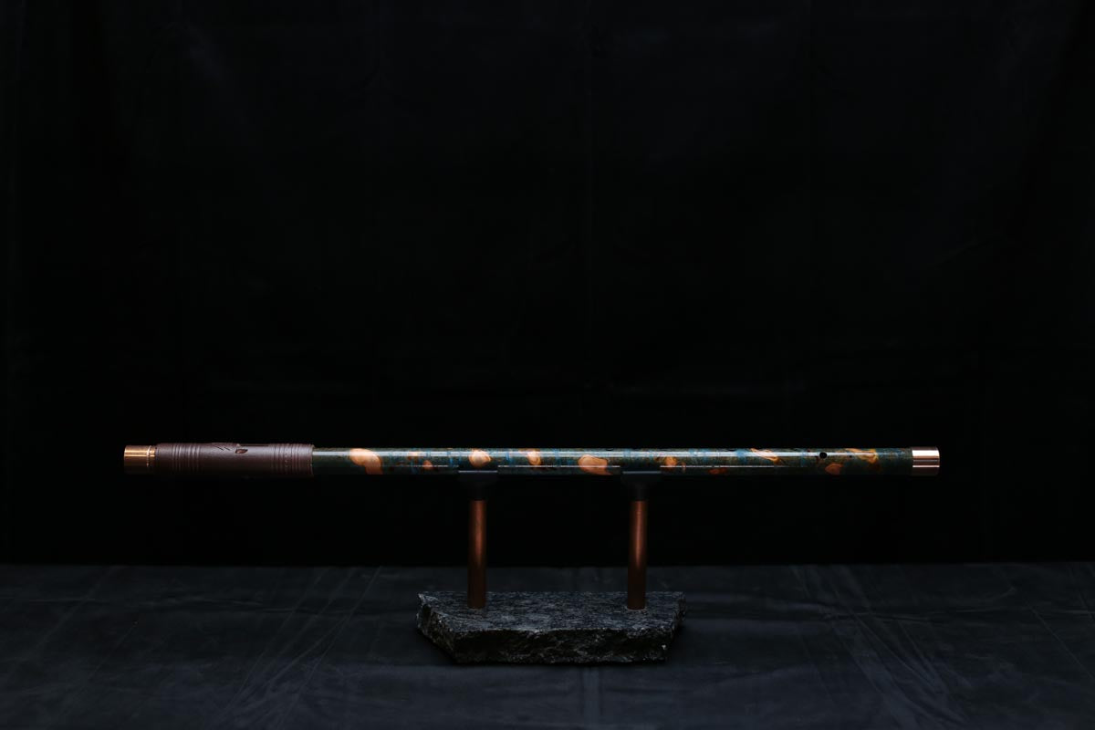 Copper Flute #0078 in Spruce Burl | Low C