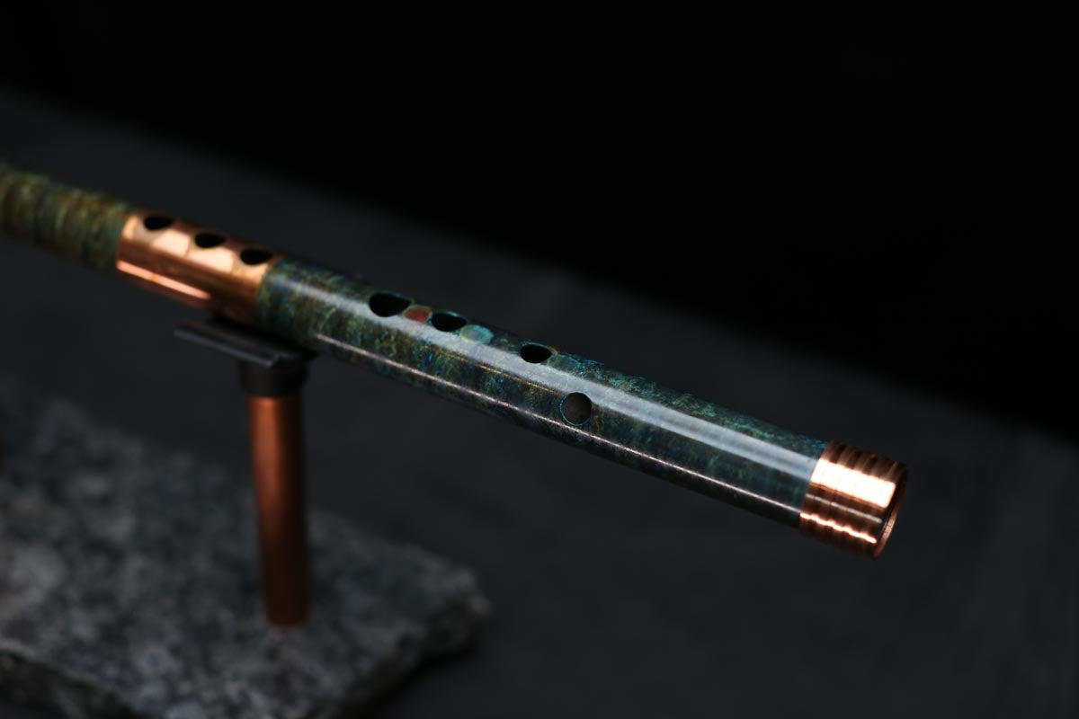 Copper Flute #LE0043 in Jade Mirage | Lullaby Edition