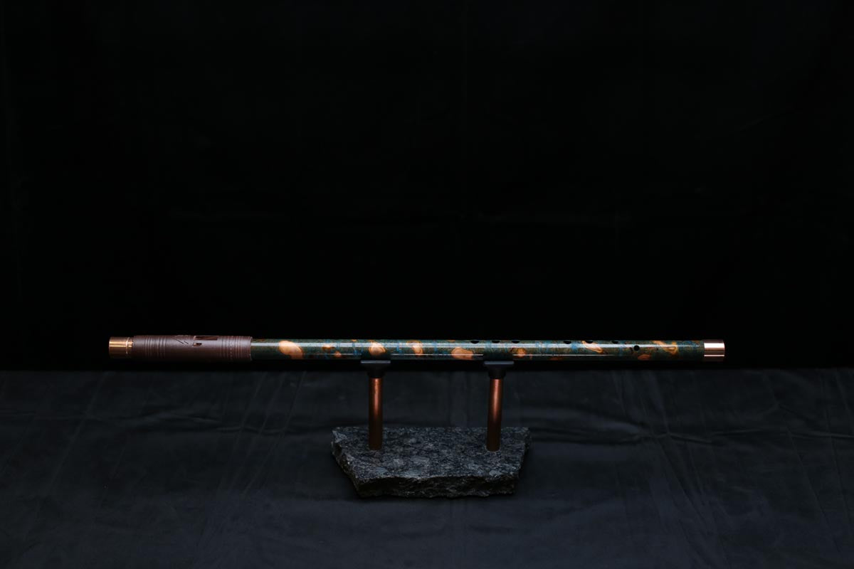 Copper Flute #0078 in Spruce Burl | Low C