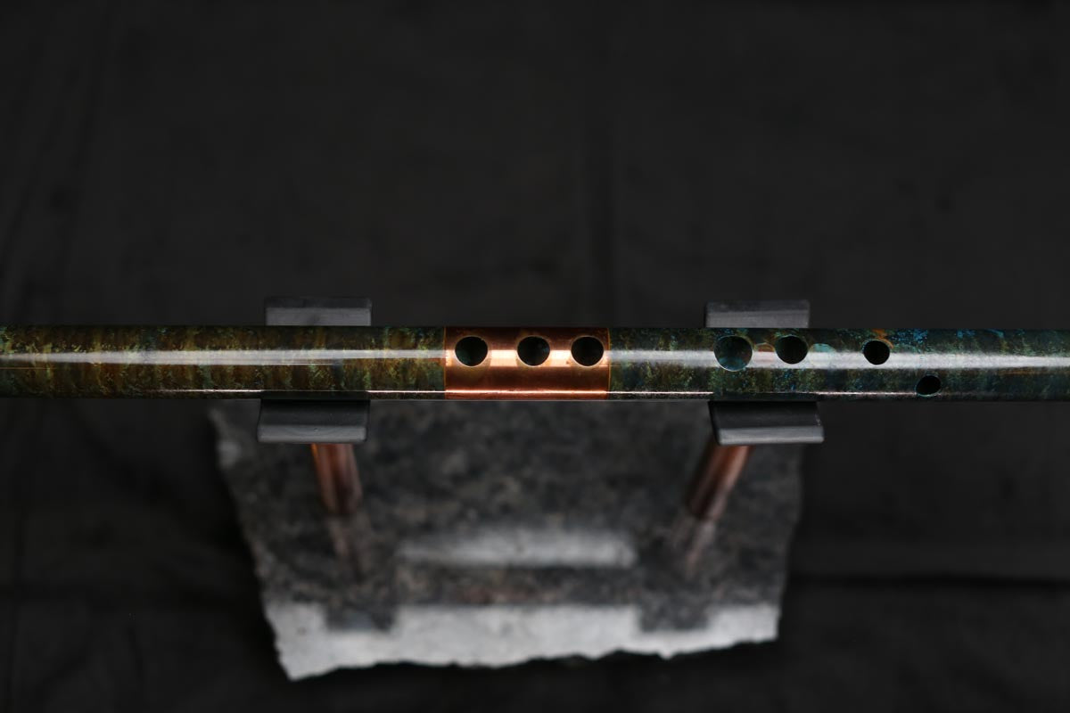 Copper Flute #LE0043 in Jade Mirage | Lullaby Edition