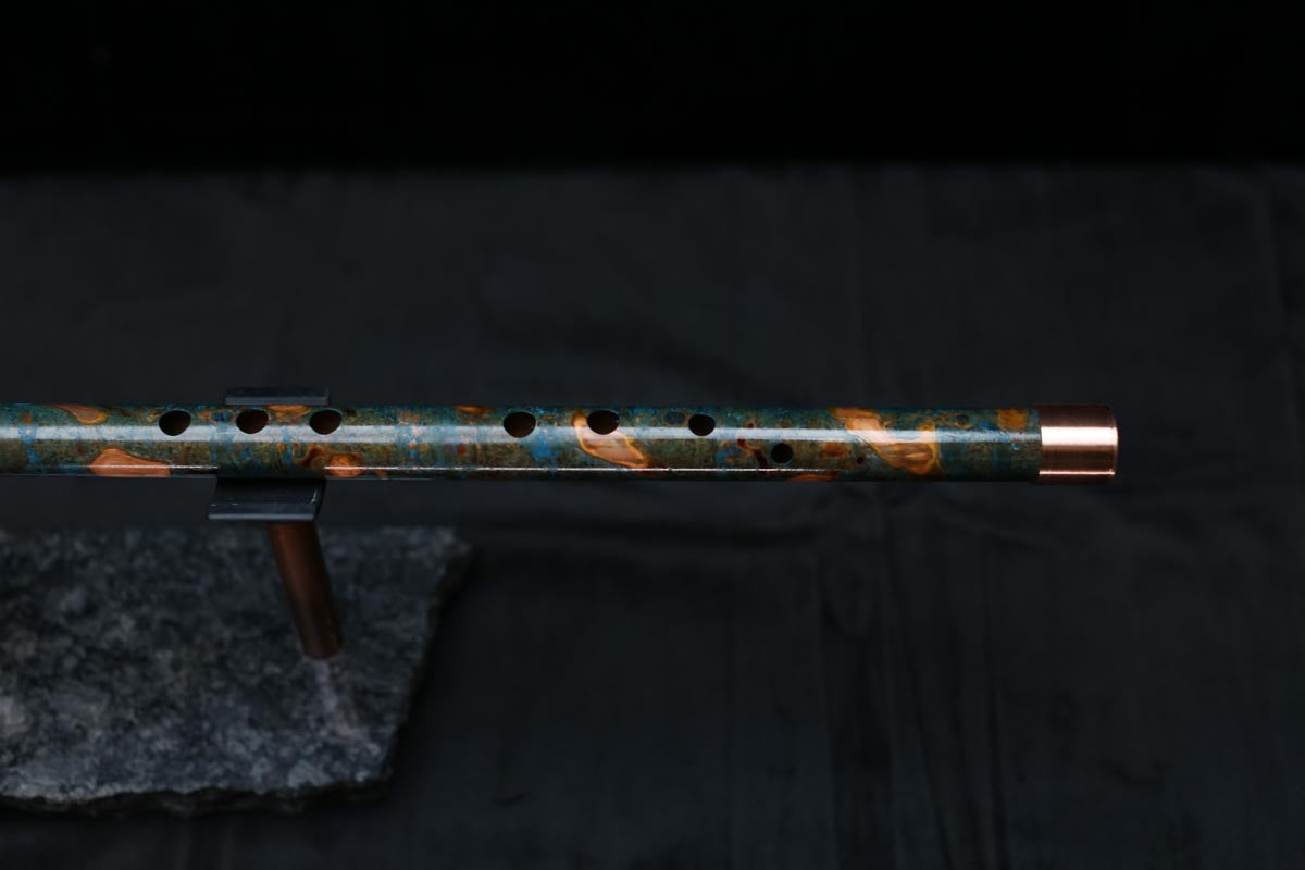 Copper Flute #0078 in Spruce Burl | Low C