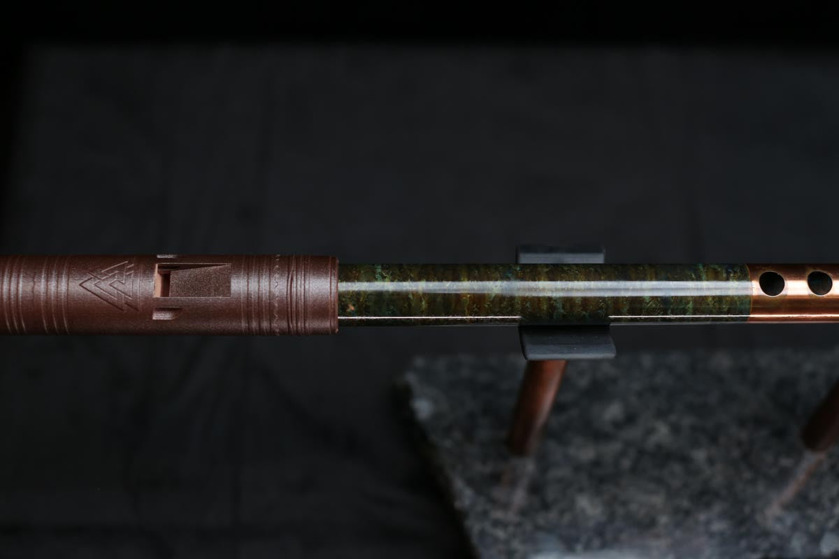 Copper Flute #LE0043 in Jade Mirage | Lullaby Edition