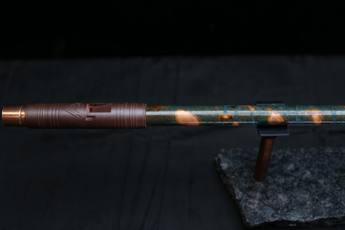 Copper Flute #0078 in Spruce Burl | Low C