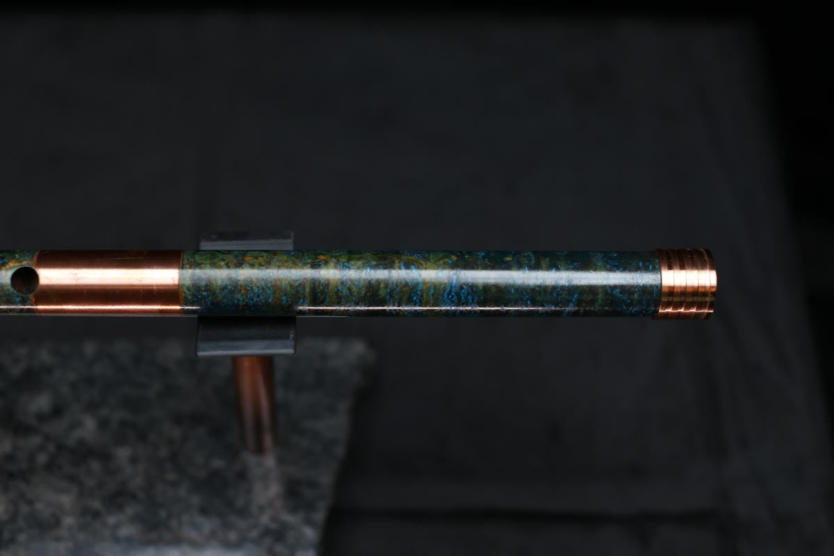 Copper Flute #LE0043 in Jade Mirage | Lullaby Edition