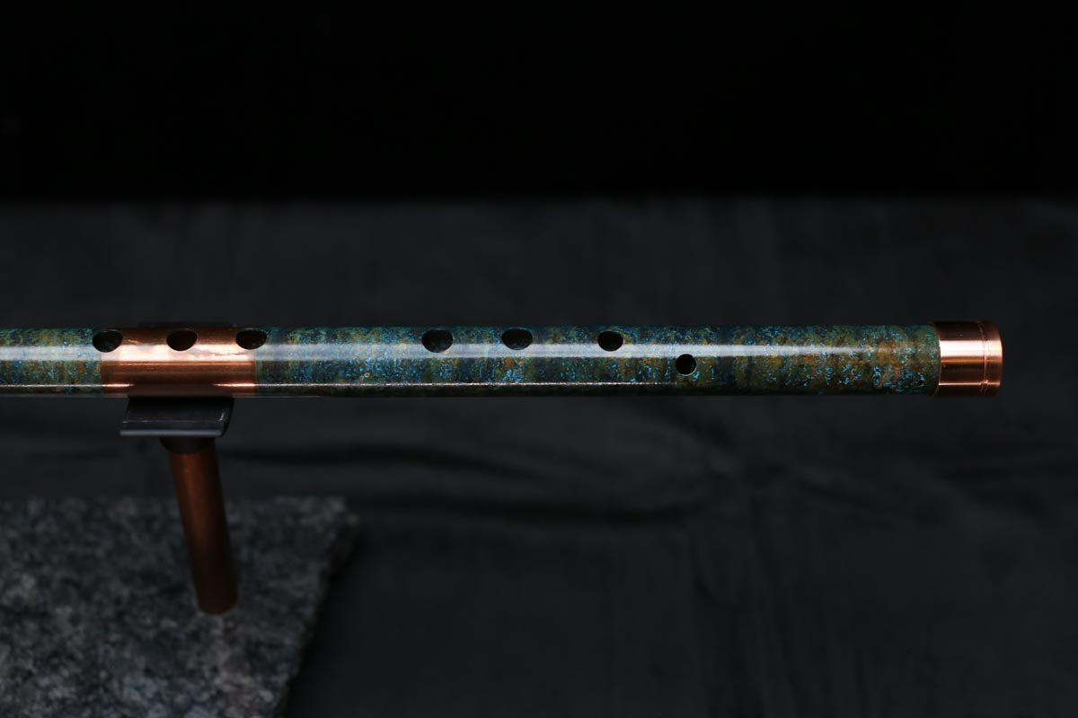Copper Flute #0081 in Jade Mirage | Low C
