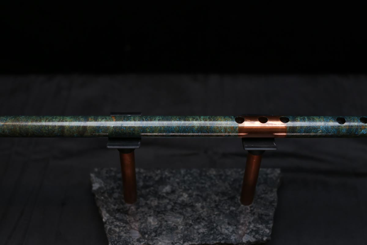 Copper Flute #0081 in Jade Mirage | Low C