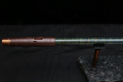 Copper Flute #0081 in Jade Mirage | Low C