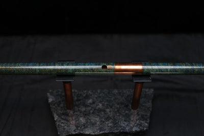 Copper Flute #0081 in Jade Mirage | Low C