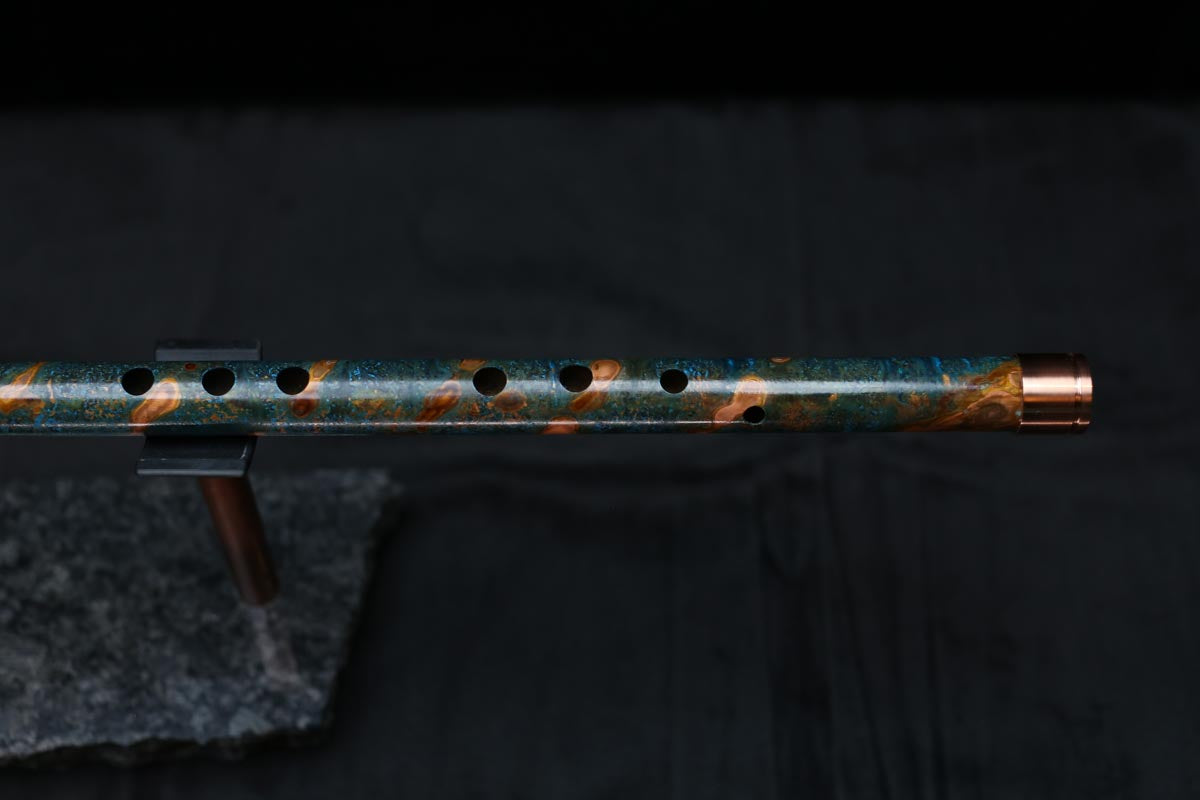 Copper Flute #0077 in Spruce Burl | Low C