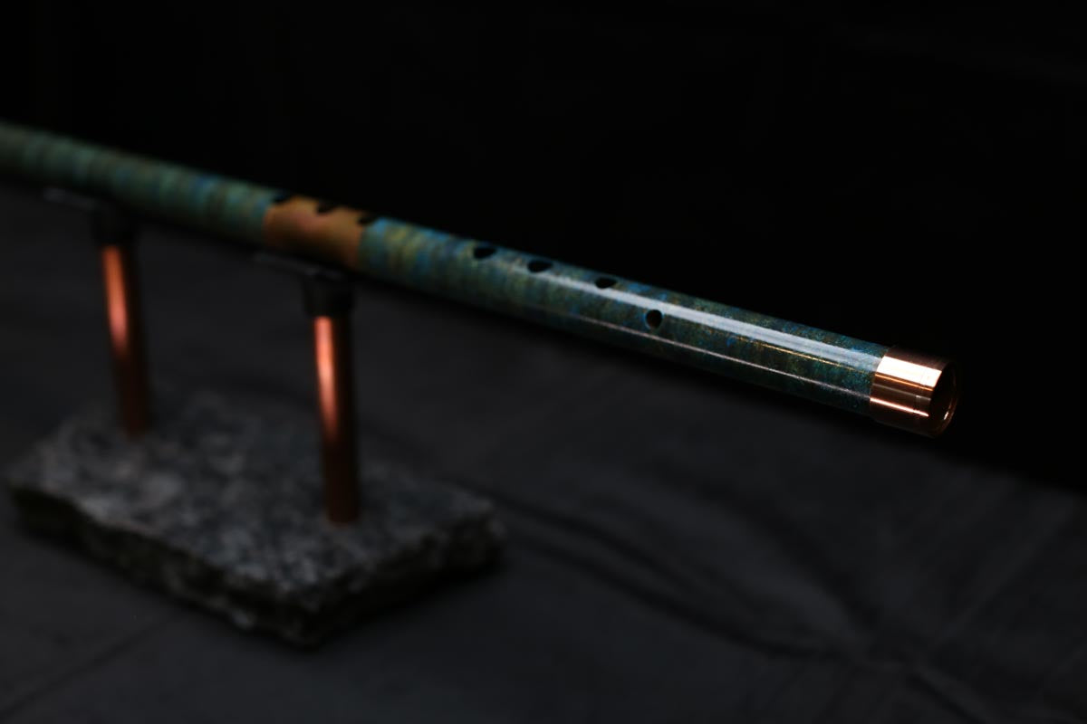Copper Flute #0082 in Jade Mirage | Low C