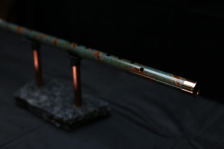 Copper Flute #0084 in Spruce Burl | Low C