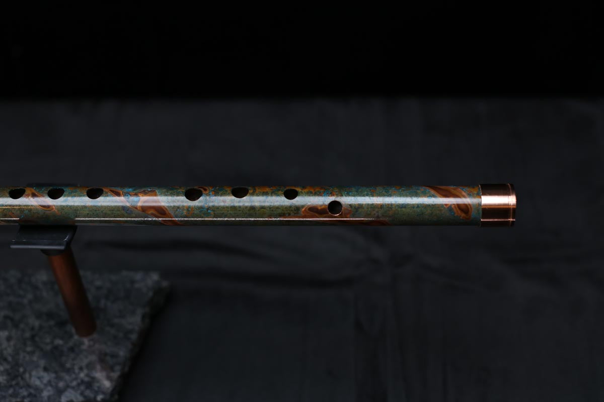 Copper Flute #0084 in Spruce Burl | Low C