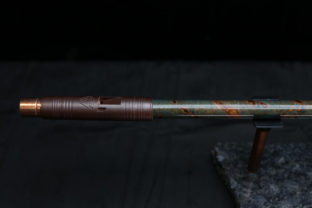 Copper Flute #0084 in Spruce Burl | Low C