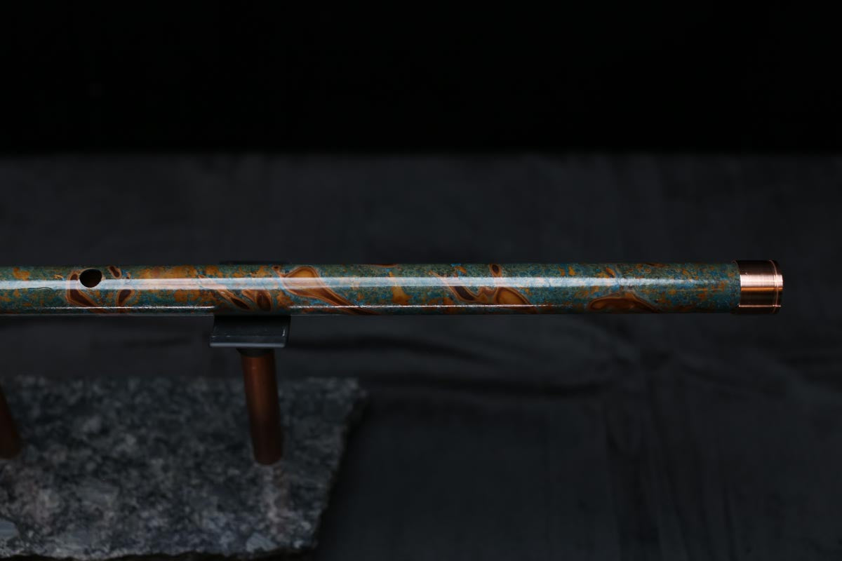 Copper Flute #0084 in Spruce Burl | Low C