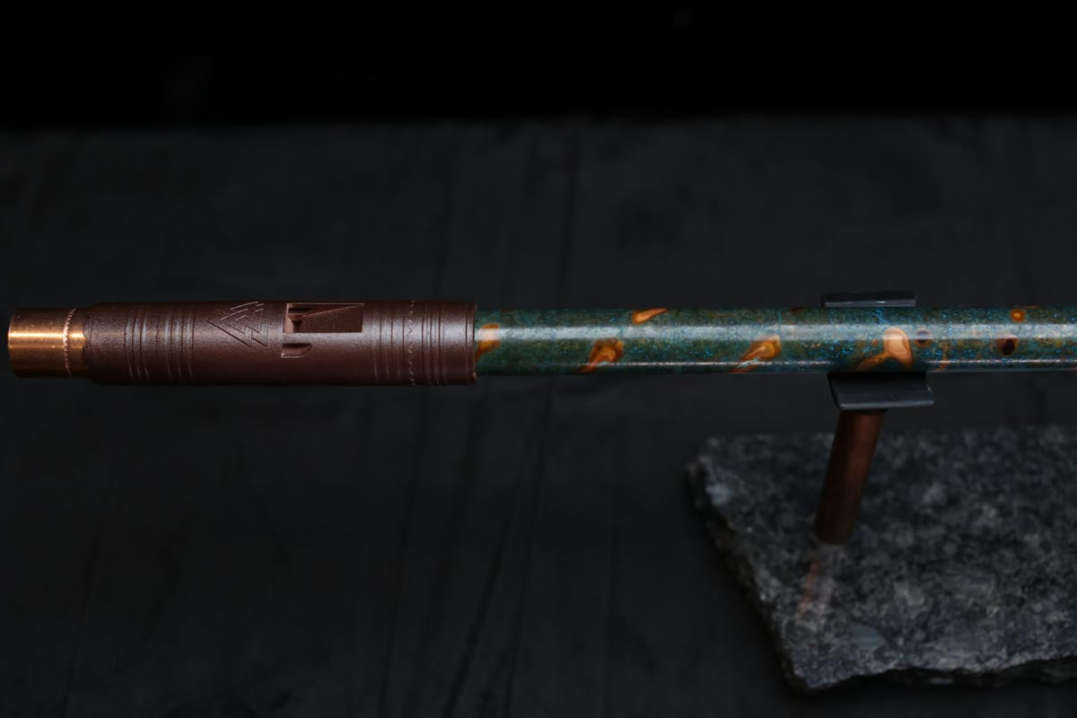 Copper Flute #0077 in Spruce Burl | Low C