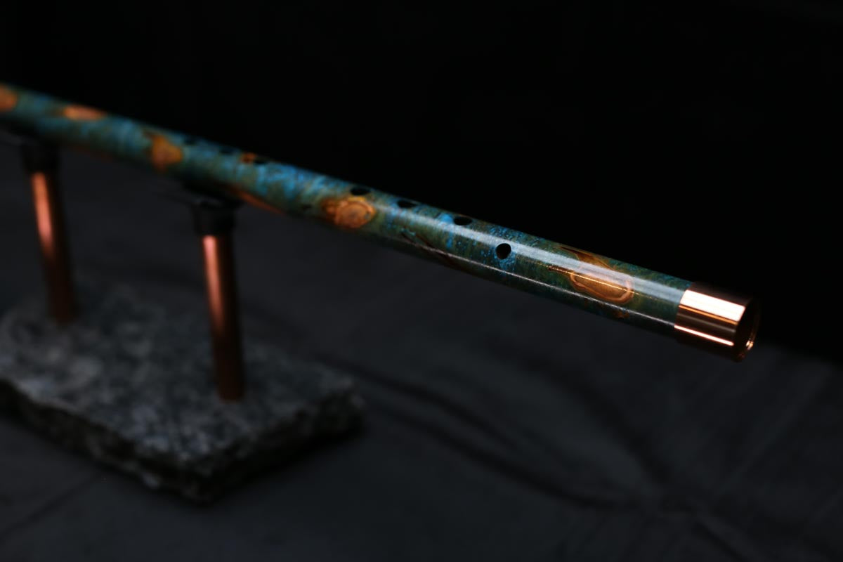 Copper Flute #0085 in Spruce Burl | Low C