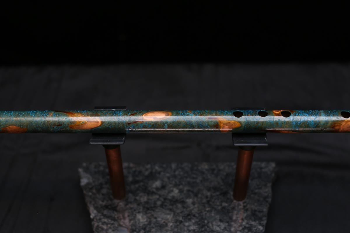 Copper Flute #0085 in Spruce Burl | Low C