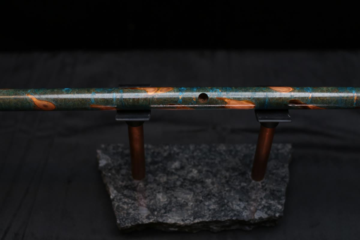 Copper Flute #0085 in Spruce Burl | Low C