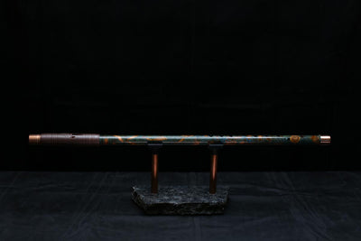 Copper Flute #0086 in Spruce Burl | Low C
