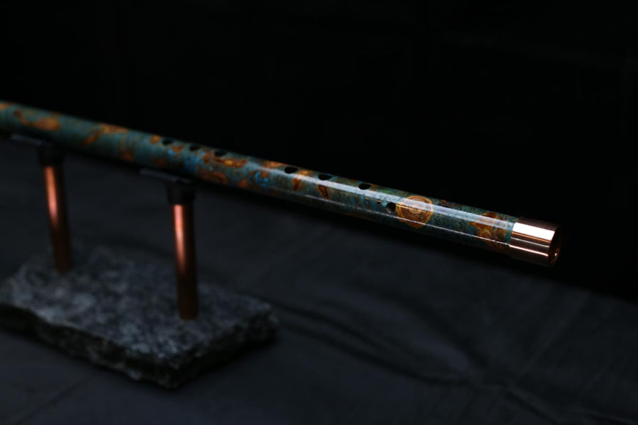 Copper Flute #0086 in Spruce Burl | Low C