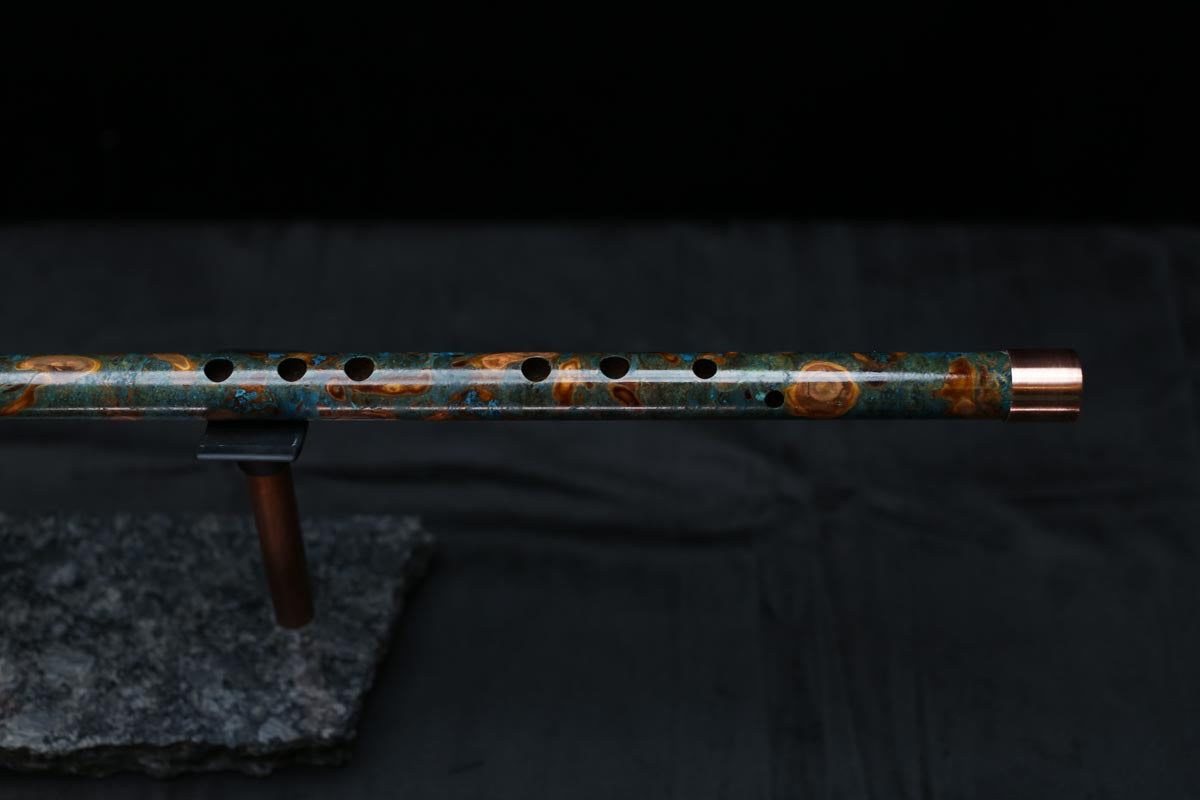 Copper Flute #0086 in Spruce Burl | Low C