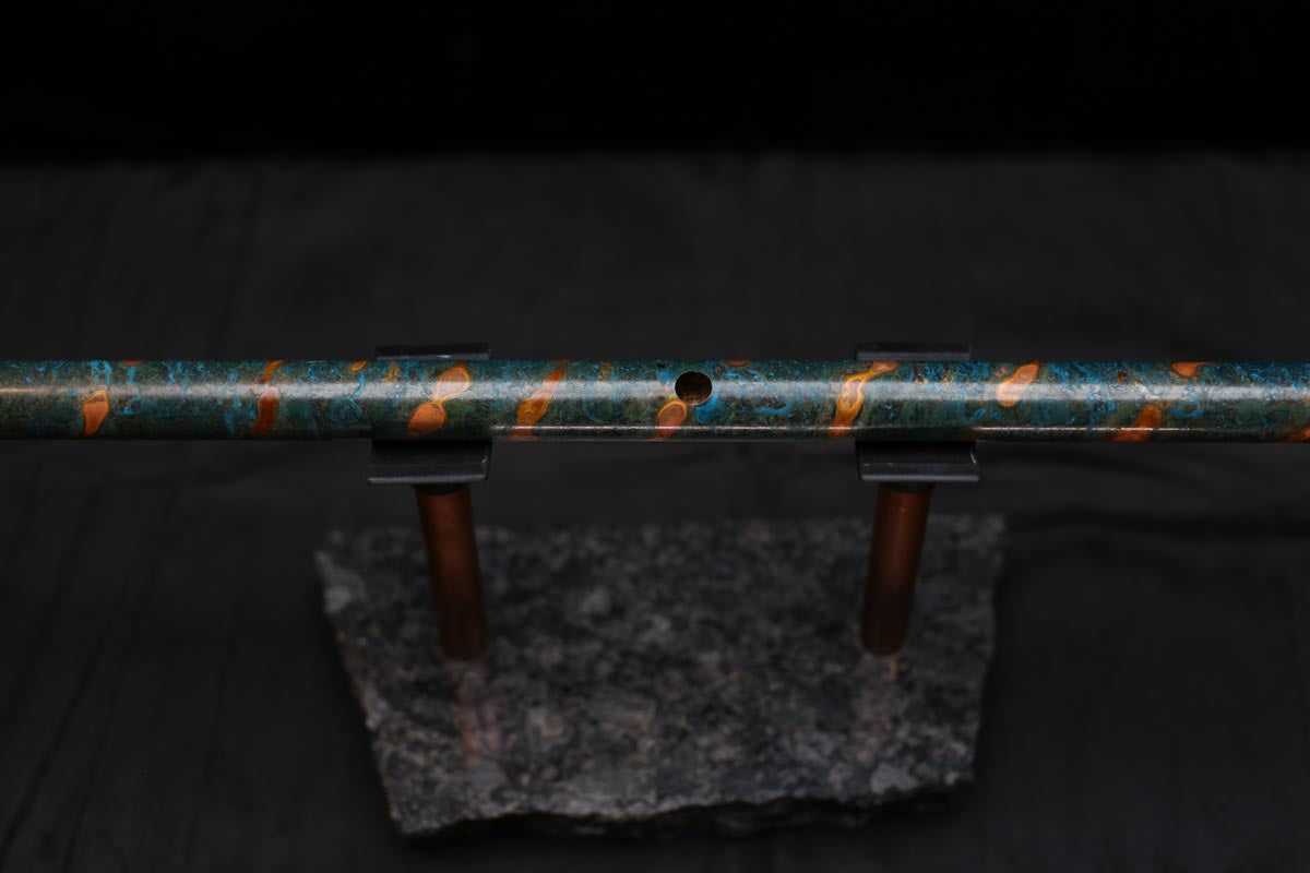 Copper Flute #0077 in Spruce Burl | Low C